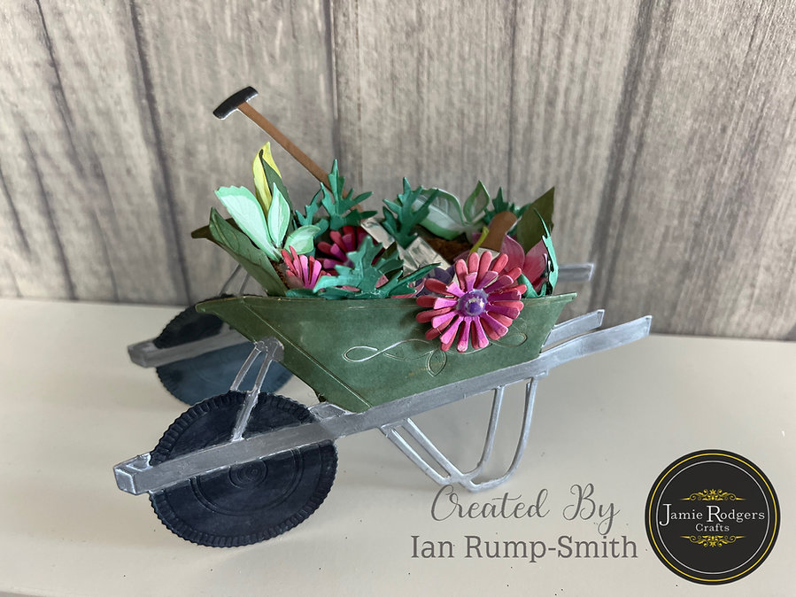 Jamie Rodgers Crafts Wheelbarrow Craft Die Set