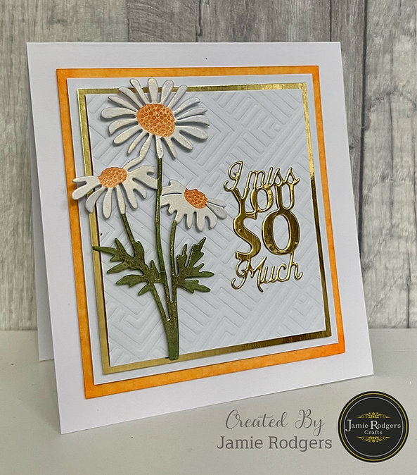 Jamie Rodgers Crafts Daisy Blooms Craft Die Set