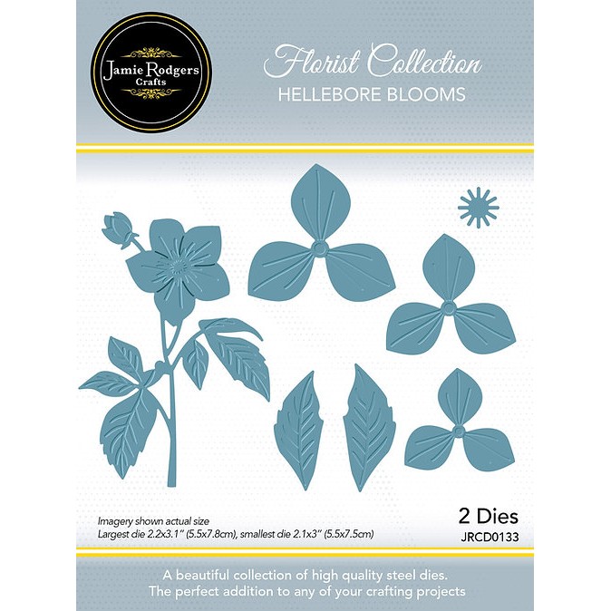 Jamie Rodgers Crafts Hellebore Blooms Craft Die Set