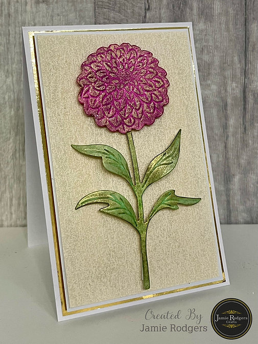 Jamie Rodgers Crafts Zinnia Blooms Craft Die Set