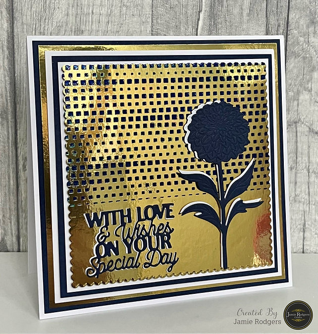 Jamie Rodgers Crafts Zinnia Blooms Craft Die Set - Image 3