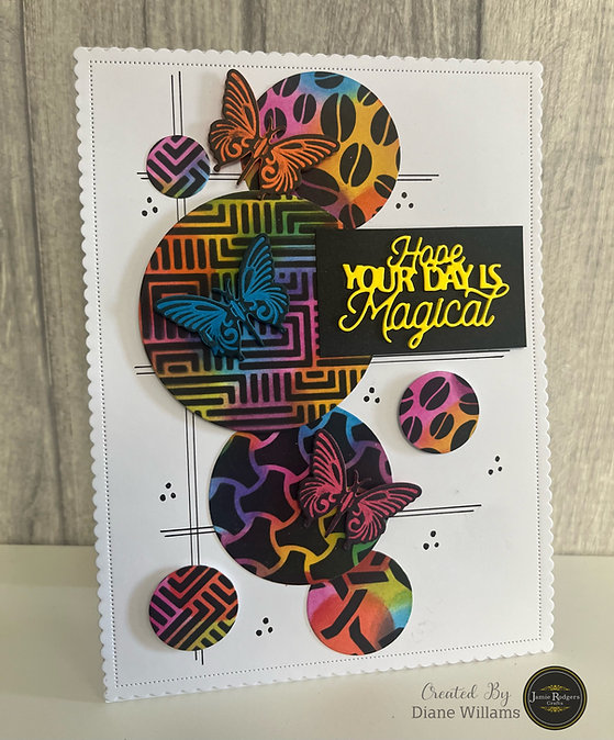 Jamie Rodgers Crafts Miniature Elegant Butterflies Die