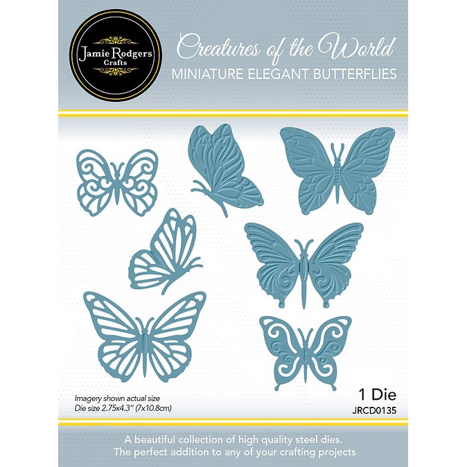 Jamie Rodgers Crafts Miniature Elegant Butterflies Die