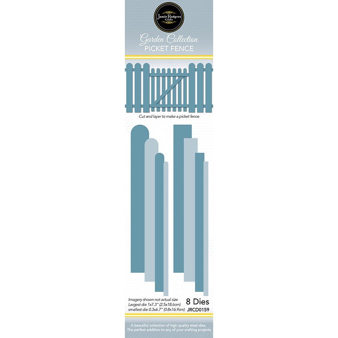 Jamie Rodgers Crafts Picket Fence Craft Die Set