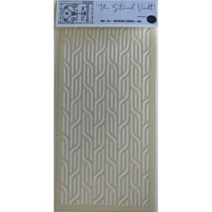 The Stencil Vault – Woven Lines DL