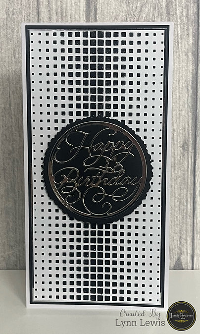 The Stencil Vault – Faded Squares DL