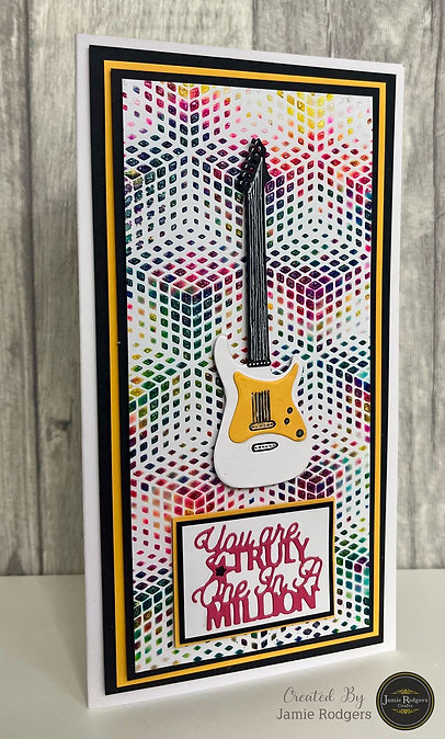 The Stencil Vault – Cubed Squares DL