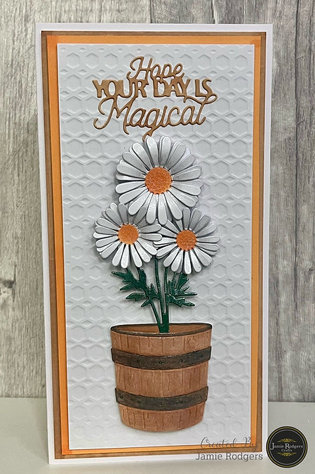 The Stencil Vault – Faded Hexagons DL