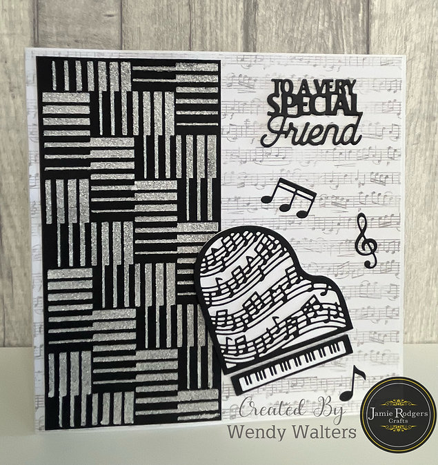 The Stencil Vault – Piano Keys DL