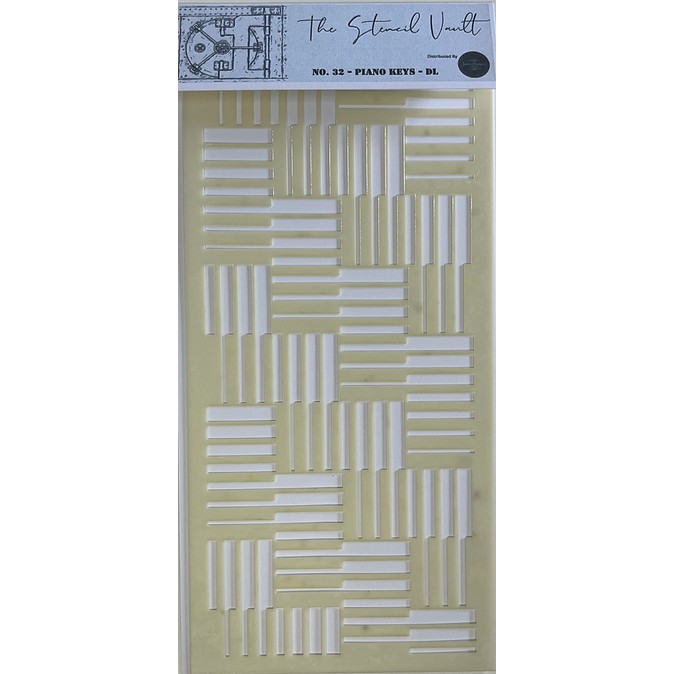 The Stencil Vault – Piano Keys DL