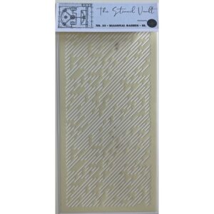 The Stencil Vault – Diagonal Dashes DL