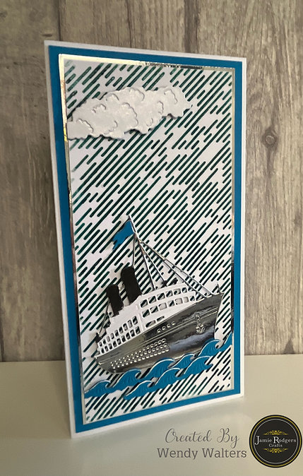 The Stencil Vault – Diagonal Dashes DL