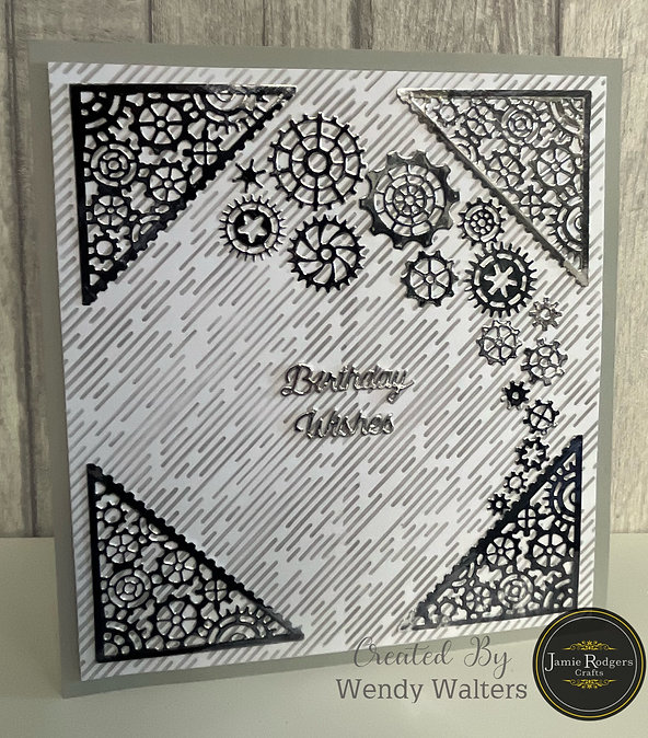 The Stencil Vault – Diagonal Dashes DL - Image 3