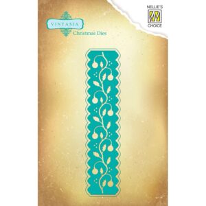 Nellie's Choice Vintasia Dies - Christmas Border