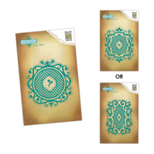 Nellie's Choice Vintasia Dies - Round with Grid & Square with Grid/Oval with Grid