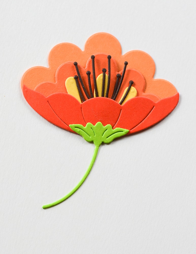 Birch Press Designs - Block Print Passion Fruit Flower Craft Die