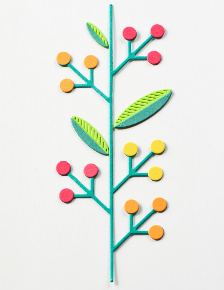 Birch Press Designs - Block Print Stems and Berries Craft Die - Image 2