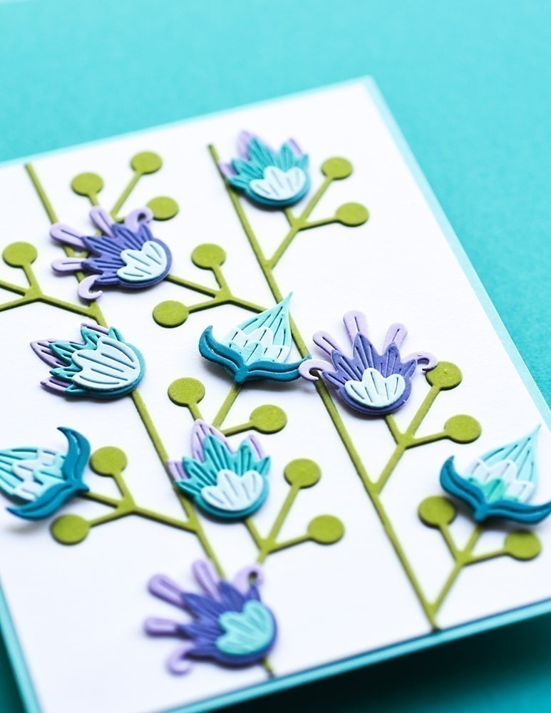 Birch Press Designs - Block Print Stems and Berries Craft Die