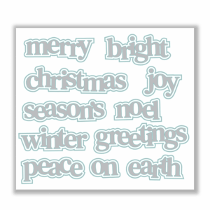 Hazel's Christmas Sentiment Medley #3