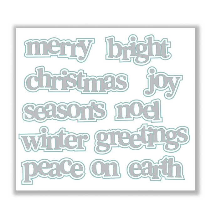 Hazel's Christmas Sentiment Medley #3