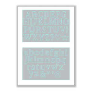 Hazel's Alphabet Die Set