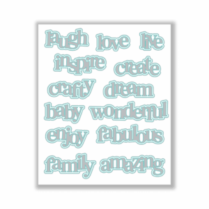 Hazel's Sentiment Medley #5 Die Set