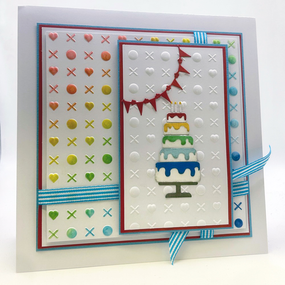 Nellie's Choice 3D Folder & Stencil Set - Hugs & Kisses - Image 5