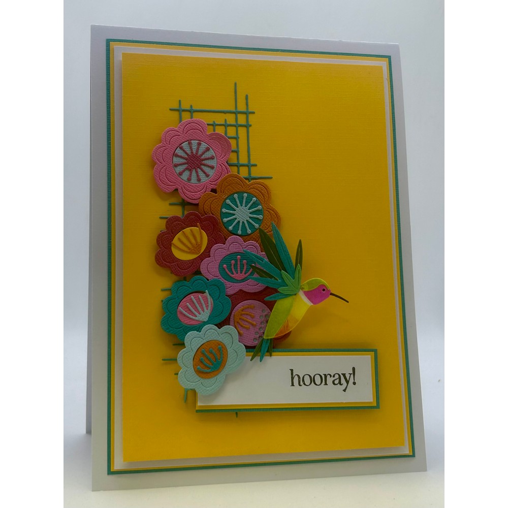 Birch Press Designs - Block Print Hummingbird Craft Die - Image 8