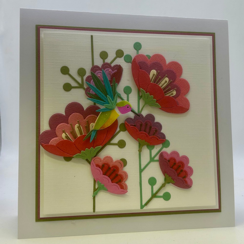 Birch Press Designs - Block Print Hummingbird Craft Die - Image 10