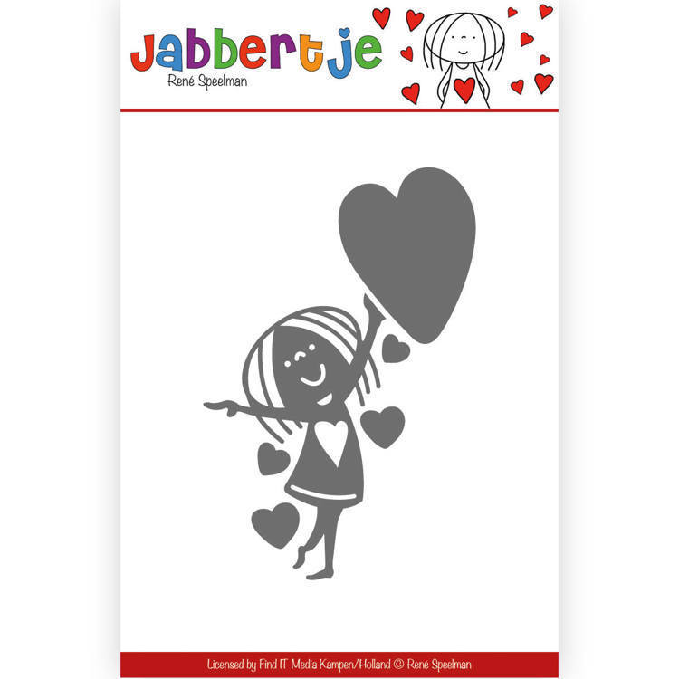 Jabbertje Cutting Dies - Tiered Cake, With Hearts & Balloons set - Image 5