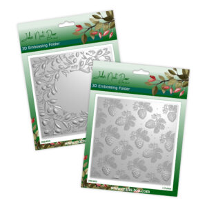 John Next Door 3D Embossing Folders - Pinecones & Hawthorn set