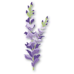 Memory Box - Fanciful Gladiola Stem craft die