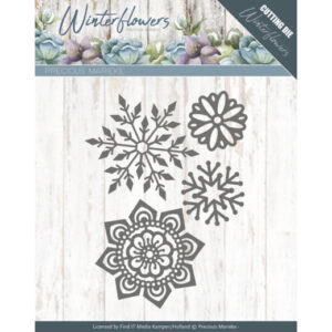 Precious Marieke Winter Flowers Cutting Die - Ice Flowers