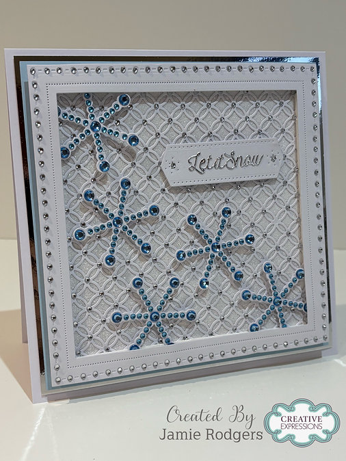 Creative Expressions - Lattice Square Craft Die Set - Image 4