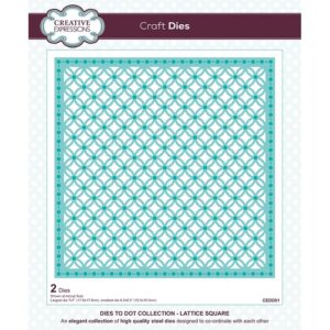 Creative Expressions - Lattice Square Craft Die Set