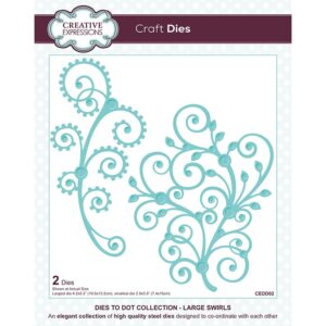 Creative Expressions - Large Swirls Craft Die Set