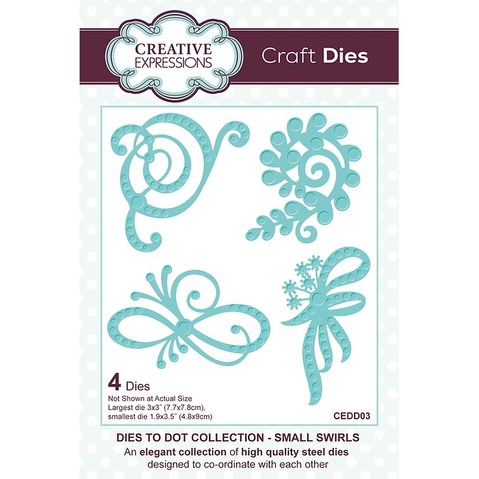 Creative Expressions - Small Swirls Craft Die Set