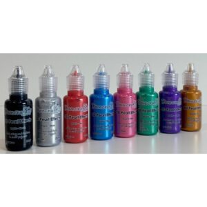 Dovecraft 3D Pearl Effects Glue - 8 Bright Colours 20ml Bottles