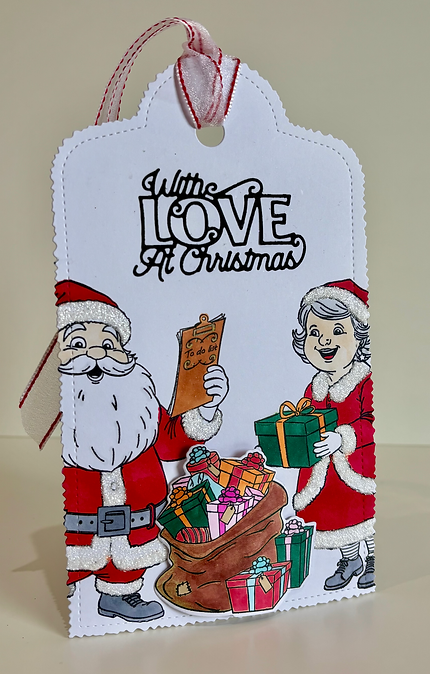 Jamie Rodgers Crafts Deckle Edge & Stitched Nested Tags