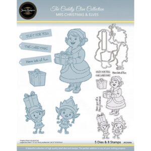 Jamie Rodgers Crafts Mrs Christmas & Elves Stamp & Die Set