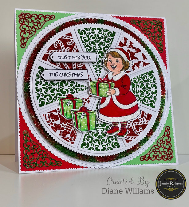 Jamie Rodgers Crafts Gemstones Glitter - Ruby Red