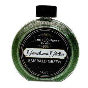 Jamie Rodgers Crafts Gemstones Glitter - Emerald Green