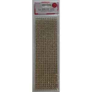 Love To Craft™ - Gold - 6mm Adhesive Gems - Pack Of 504pc