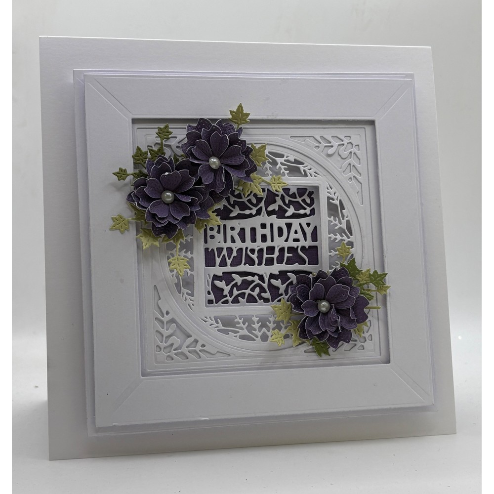 Presscut Cardmaker Collection - Sentiments and Swirl Frame set - Image 24