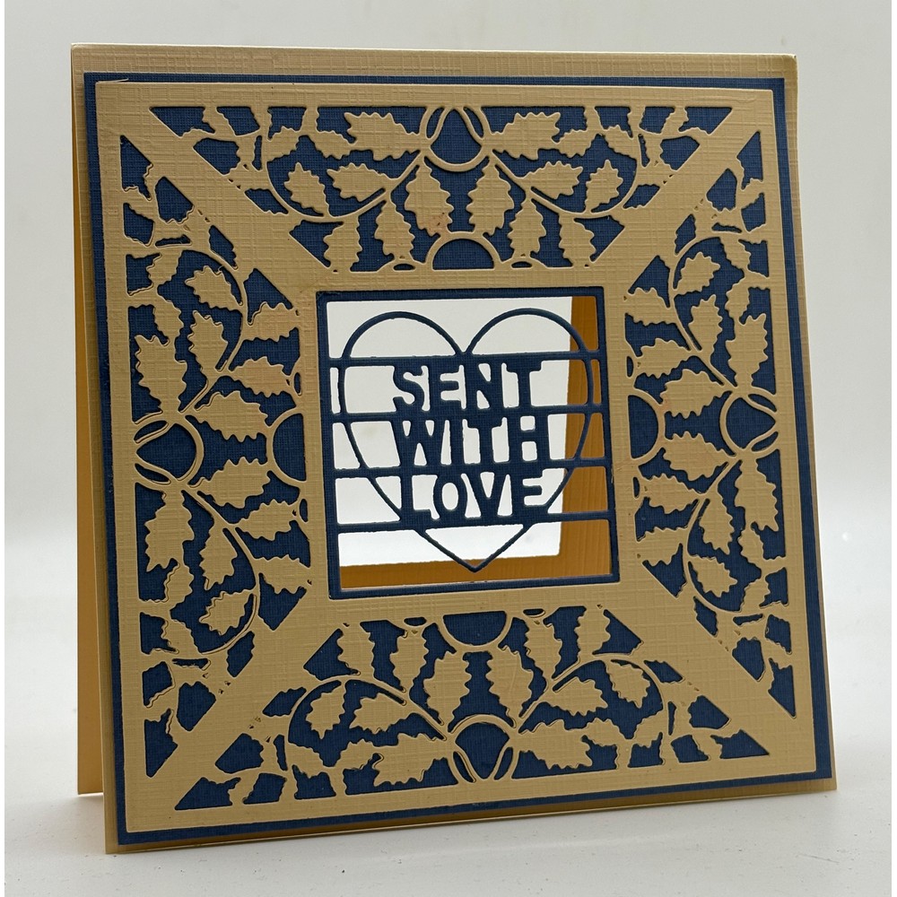 Presscut Cardmaker Collection - Sentiments and Swirl Frame set