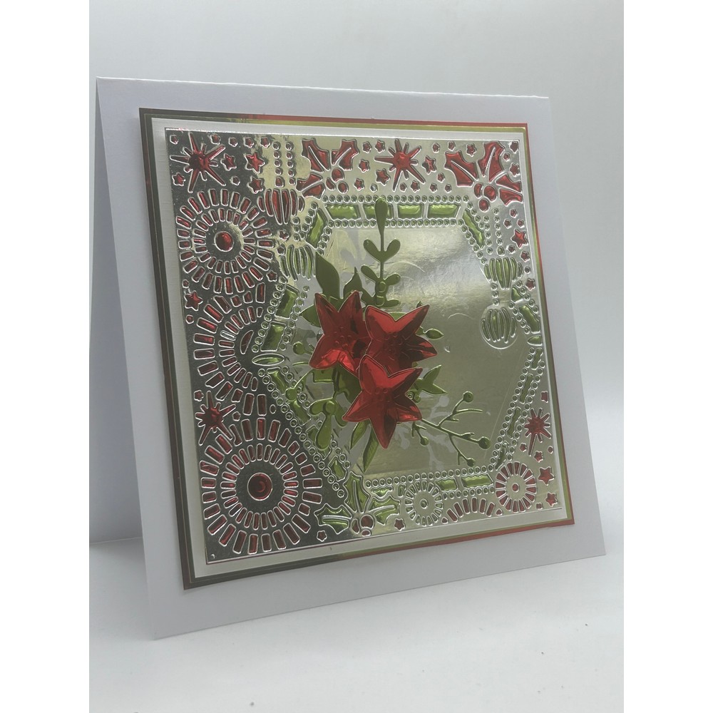 Precious Marieke Joyful Christmas Cutting Die - Ribbon Frame