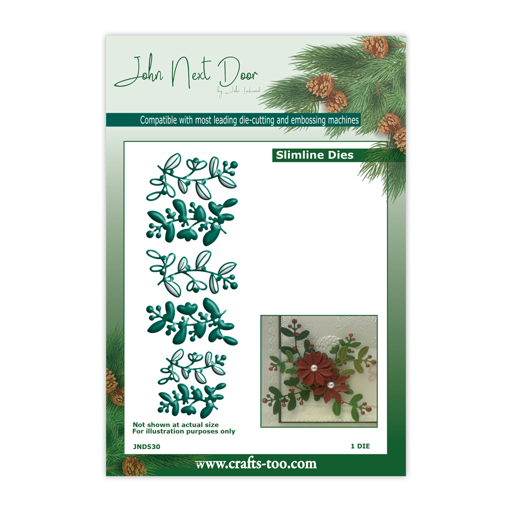 John Next Door Christmas - Slimline Berry Branch