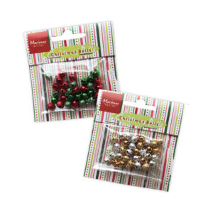 Marianne Design Decoration - Bells Red, Green, Gold and Silver set