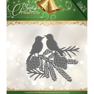 Precious Marieke Spirit of Christmas Cutting Die - Spirited Birds