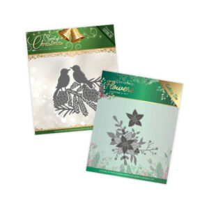 Jeanine's Art Poinsettia Corner & Precious Marieke Spirited Birds set